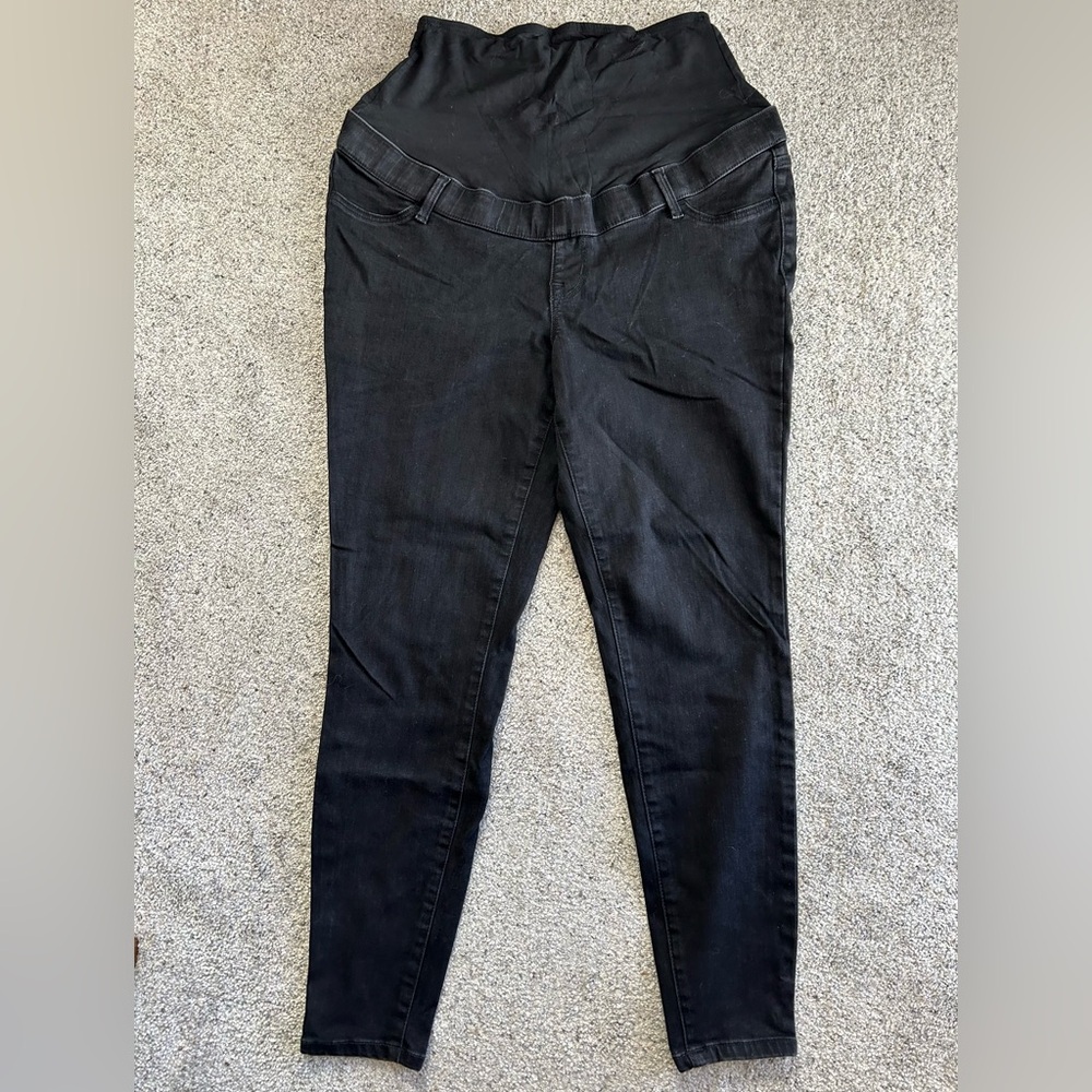 Maurice’s XL Long black maternity jeggings